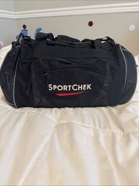 Black Sportchek Duffle Bag - Compact Men's Gym Bag